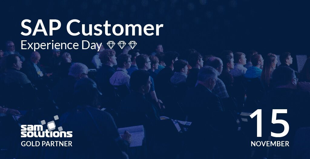 SaM Solutions - партнер золотого уровня SAP Customer Experience Day